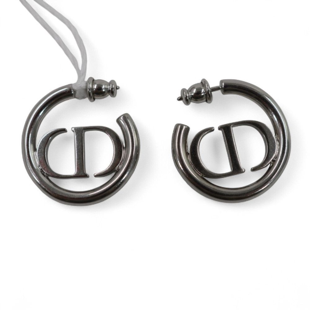 Dior Orecchini Acciaio Argento