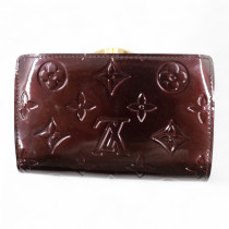 Louis Vuitton Portafoglio Vernis Bordeaux