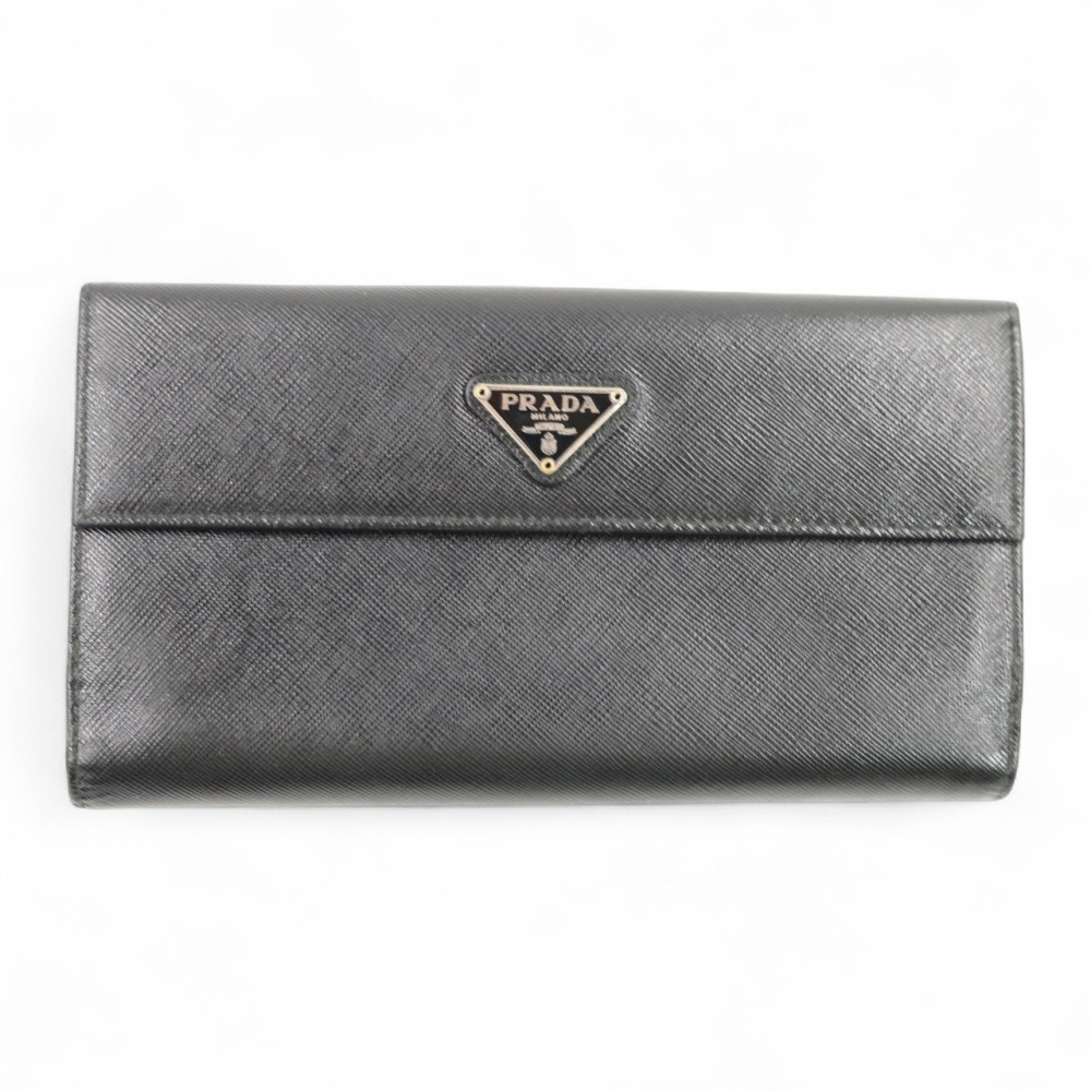 Prada Portafoglio Pelle Nera