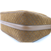 Gucci Half Horsebit Pelle Scamosciata Marrone