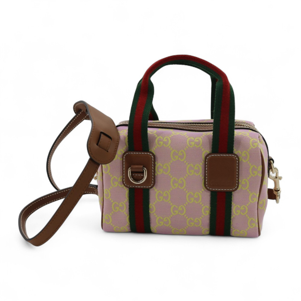 Gucci Bauletto Tessuto Rosa