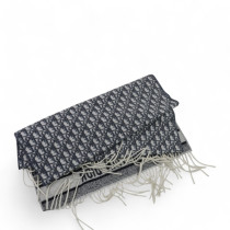 Dior Sciarpa Cachemire Blu