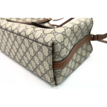 Gucci Shopping Emblem Medium GG Supreme Beige