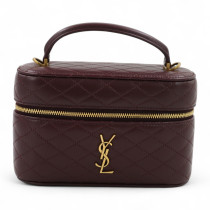 Saint Laurent Gaby Vanity Pelle Bordeaux