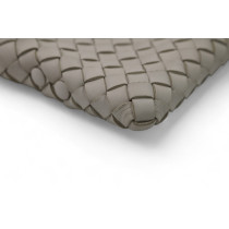Bottega Veneta Pochette Pelle Bianco Ghiaccio