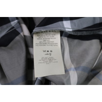 Burberry Camicia Check Seta e Poliestere Grigio
