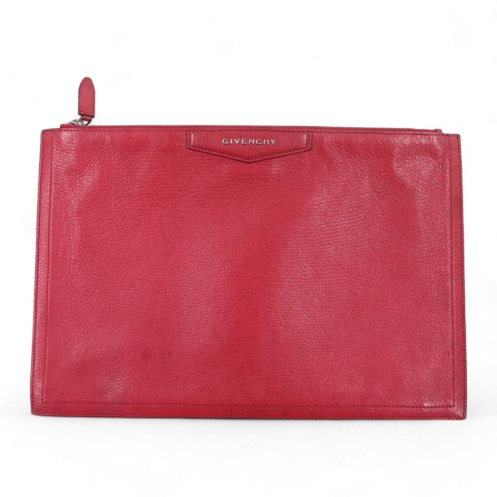 Givenchy Pochette Antigona Envelope Pelle Rossa