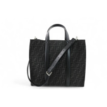 Fendi Shopping Jaquard 1974 Tela Nera