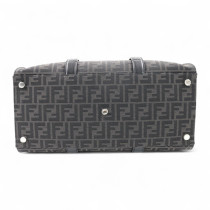 Fendi Shopping Jaquard 1974 Tela Nera