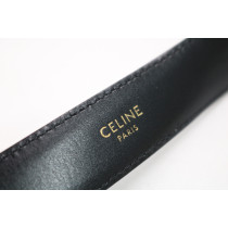 Celine Cintura Triomphe Media Pelle Nera
