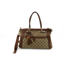 Gucci Babouska Top Handle GG Marrone