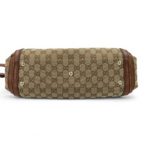 Gucci Babouska Top Handle GG Marrone