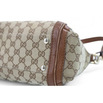 Gucci Babouska Top Handle GG Marrone