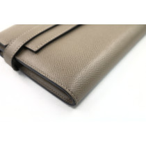 Hermes Portafoglio Kelly To Go Pelle Etoupe
