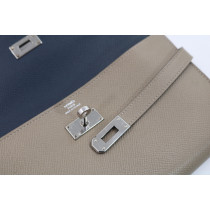 Hermes Portafoglio Kelly To Go Pelle Etoupe