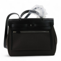 Hermes Herbag 31 Tela Marrone