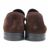 Ferragamo Mocassini Camoscio Marrone
