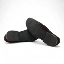 Ferragamo Mocassini Camoscio Marrone