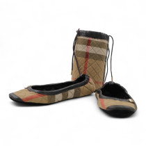 Burberry Ballerine Check Marrone