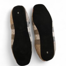 Burberry Ballerine Check Marrone