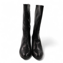 Ferragamo Stivaletto Pelle Nera