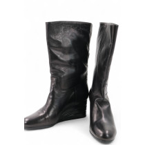 Ferragamo Stivaletto Pelle Nera