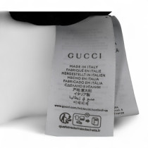Gucci Scialle GG Velluto Lana e Seta Nera
