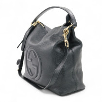 Gucci Soho Hobo Tassel Pelle Nera