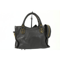 Balenciaga City Mini Pelle Grigia