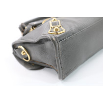 Balenciaga City Mini Pelle Grigia