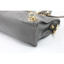 Balenciaga City Mini Pelle Grigia