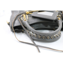 Balenciaga City Mini Pelle Grigia