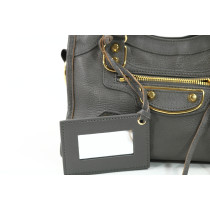 Balenciaga City Mini Pelle Grigia