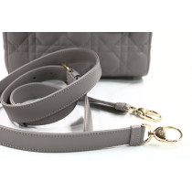 Dior Lady Small Pelle Grigia
