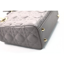 Dior Lady Small Pelle Grigia