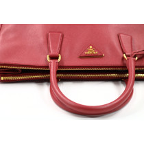 Prada Galleria GM Pelle Saffiano Rossa