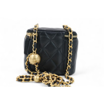 Chanel Vanity Case Mini Pelle Nera
