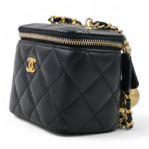Chanel Vanity Case Mini Pelle Nera