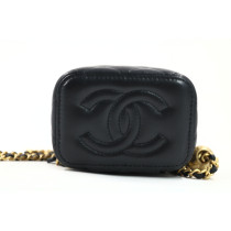 Chanel Vanity Case Mini Pelle Nera