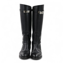 Hermes Stivali Jumping Pelle Nera