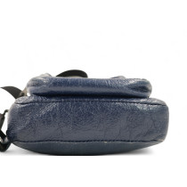Balenciaga Tracolla Pouch Ex Ploreyz Pelle Blu