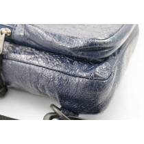 Balenciaga Tracolla Pouch Ex Ploreyz Pelle Blu
