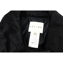Celine Capospalla Trapuntato Nylon Nero