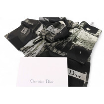 Dior Foulard Seta Bianca e Nera