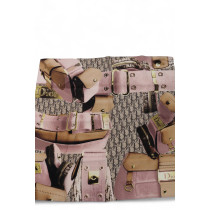 Dior Foulard Seta Rosa e Beige