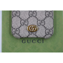 Gucci Cover Iphone 14 Tessuto GG Beige