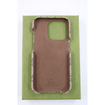 Gucci Cover Iphone 14 Tessuto GG Beige