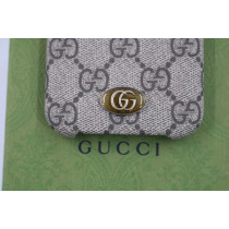 Gucci Cover Iphone 14 Tessuto GG Beige