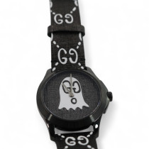 Gucci Orologio Pelle Nera Ghost