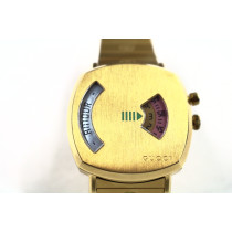 Gucci Orologio Grip Roulette Acciaio Oro